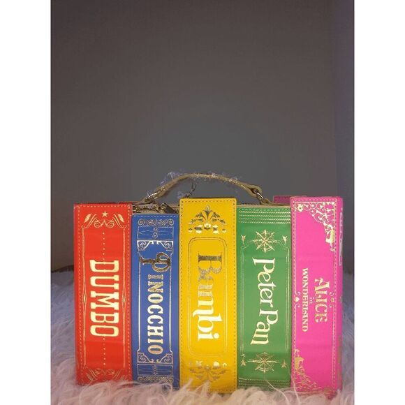 NWT Loungefly Stitch Shoppe Disney Classic Books Cosplay Crossbody Bag - Picture 1 of 3